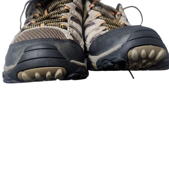 Merrell Mens Moab 2 Vent Hiking Shoes Size 8.5 Taupe Suede Cabincore - Picture 5 of 15